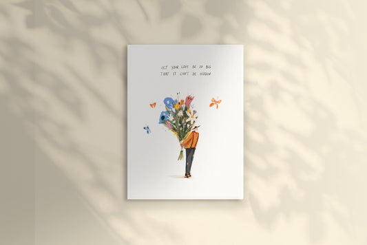 Let your love - poster