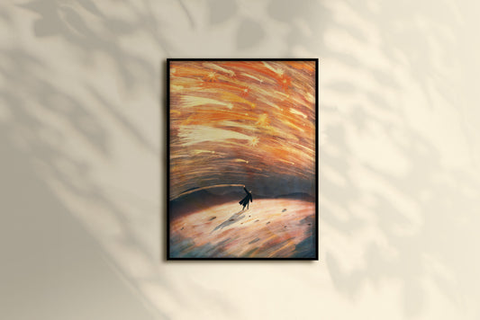 Celestial touch - print