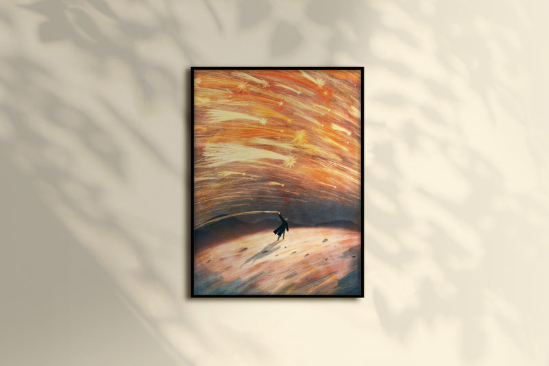 Celestial touch - print