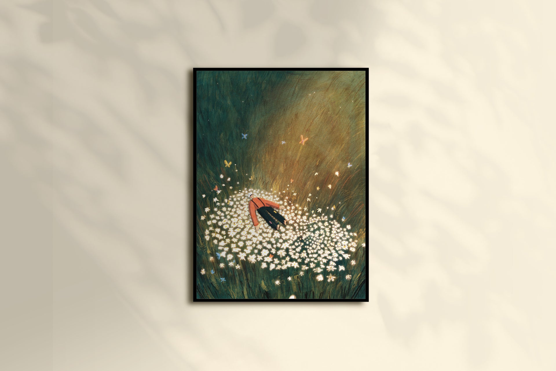 Flower bed - print - 33x45cm